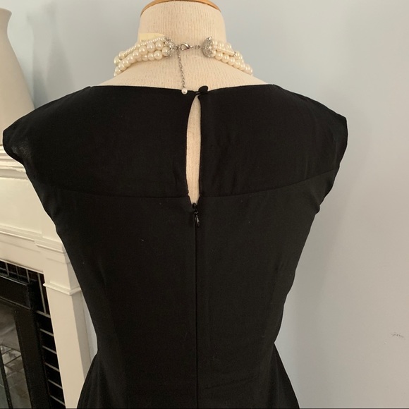 Banana Republic LBD pieced sheath dress silk wool - Picture 5 of 7